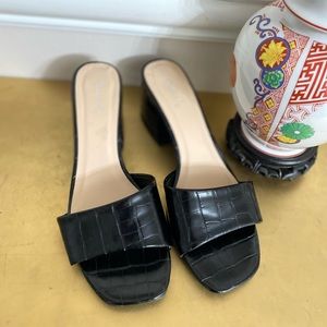 Qupid Katen Slide Heel Sandal